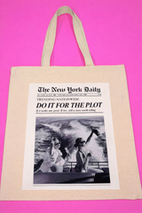 Do It For The Plot - Medium Tote