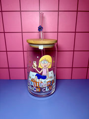 Lizzie McGuire Millennial Book Club - 16 Oz Glass Can (Copy)
