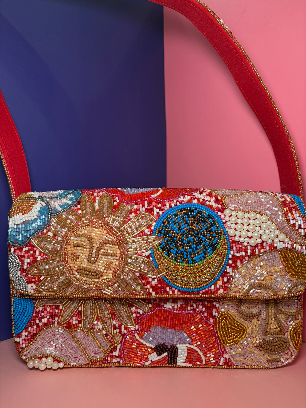 Celestial - Beaded Purse