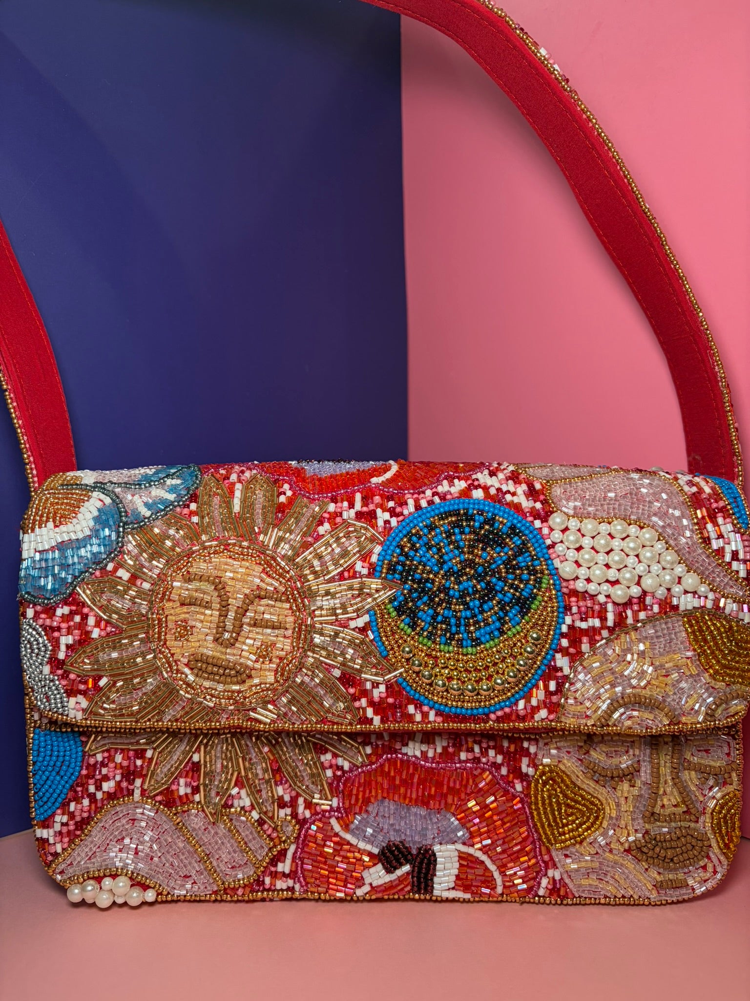 Celestial - Beaded Purse