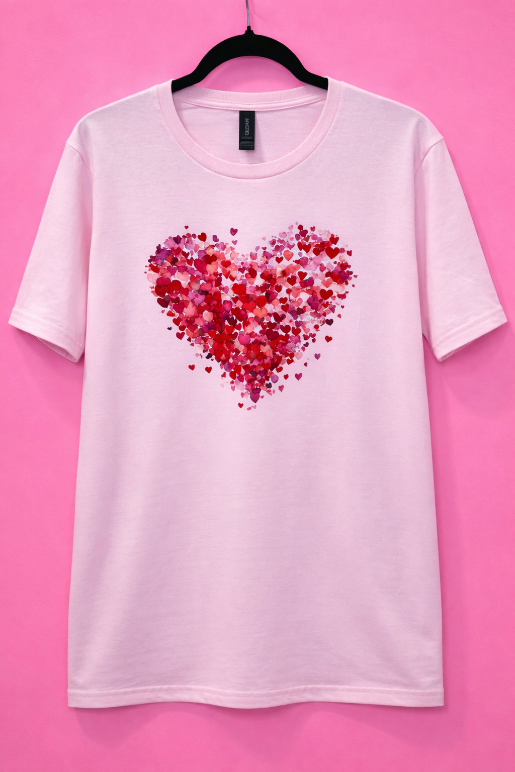 Heart Burst - T-Shirt (large) – Heart Burst Pink T-Shirt