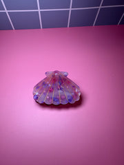 Purple Seashell - Small Claw Clip