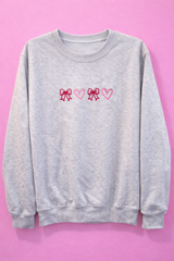 Hearts & Bows - Crewneck Sweatshirt