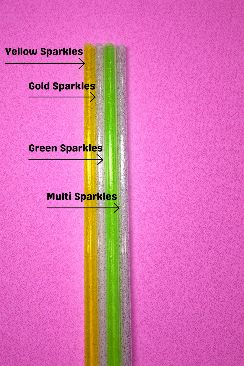 Sparkle Straws (Yellow)