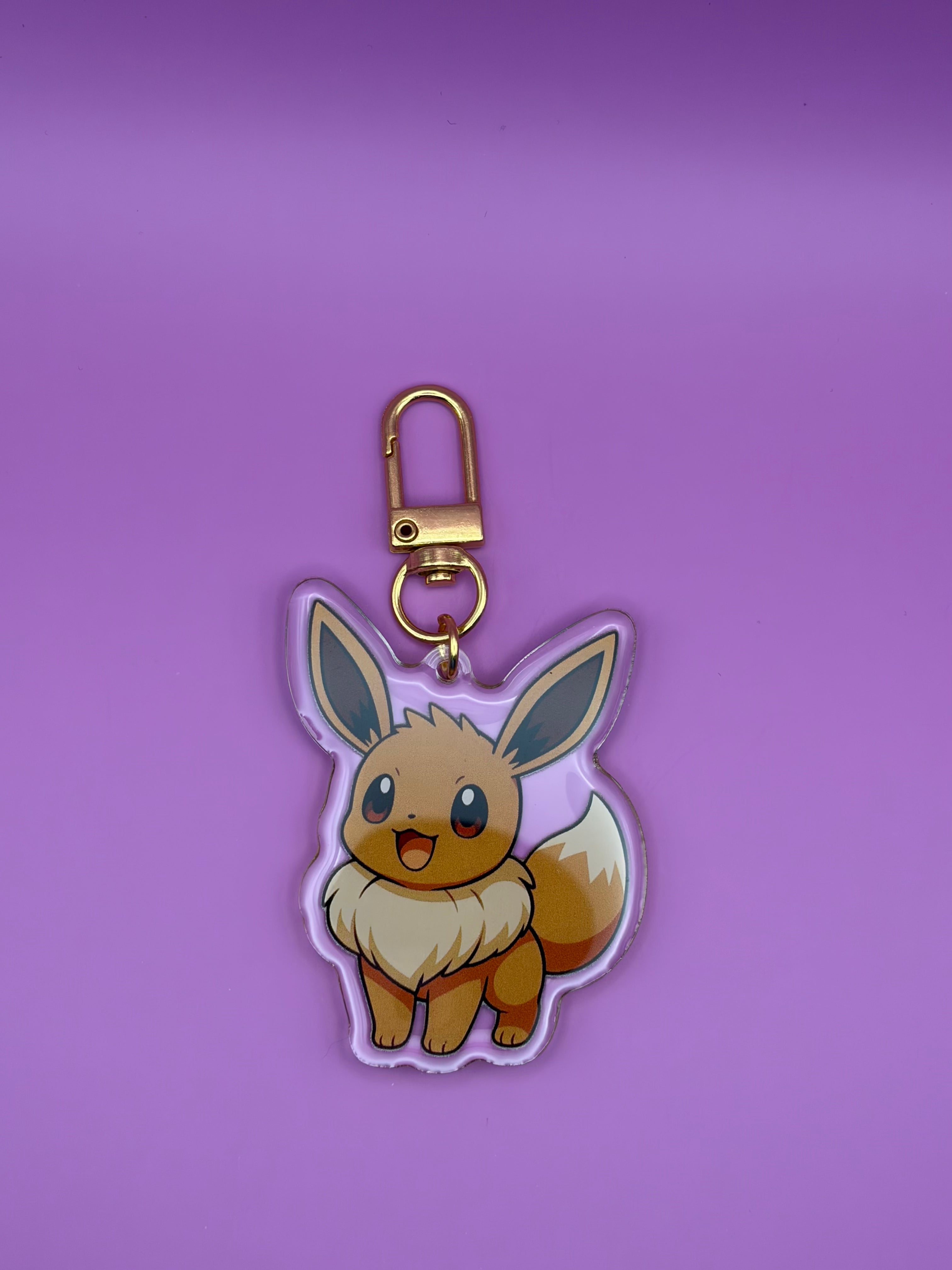 Eevee Pokemon - Keychain