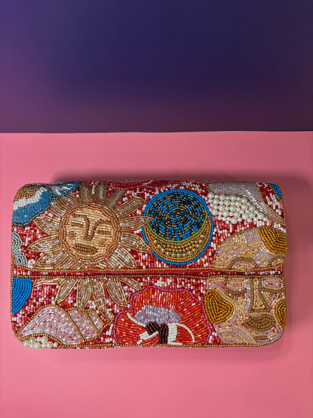 Celestial - Beaded Purse