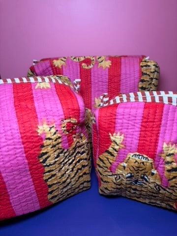 Tiger - Cosmetic Pouch Trio