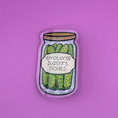 Emotional Support Pickles - Acrylic Pin