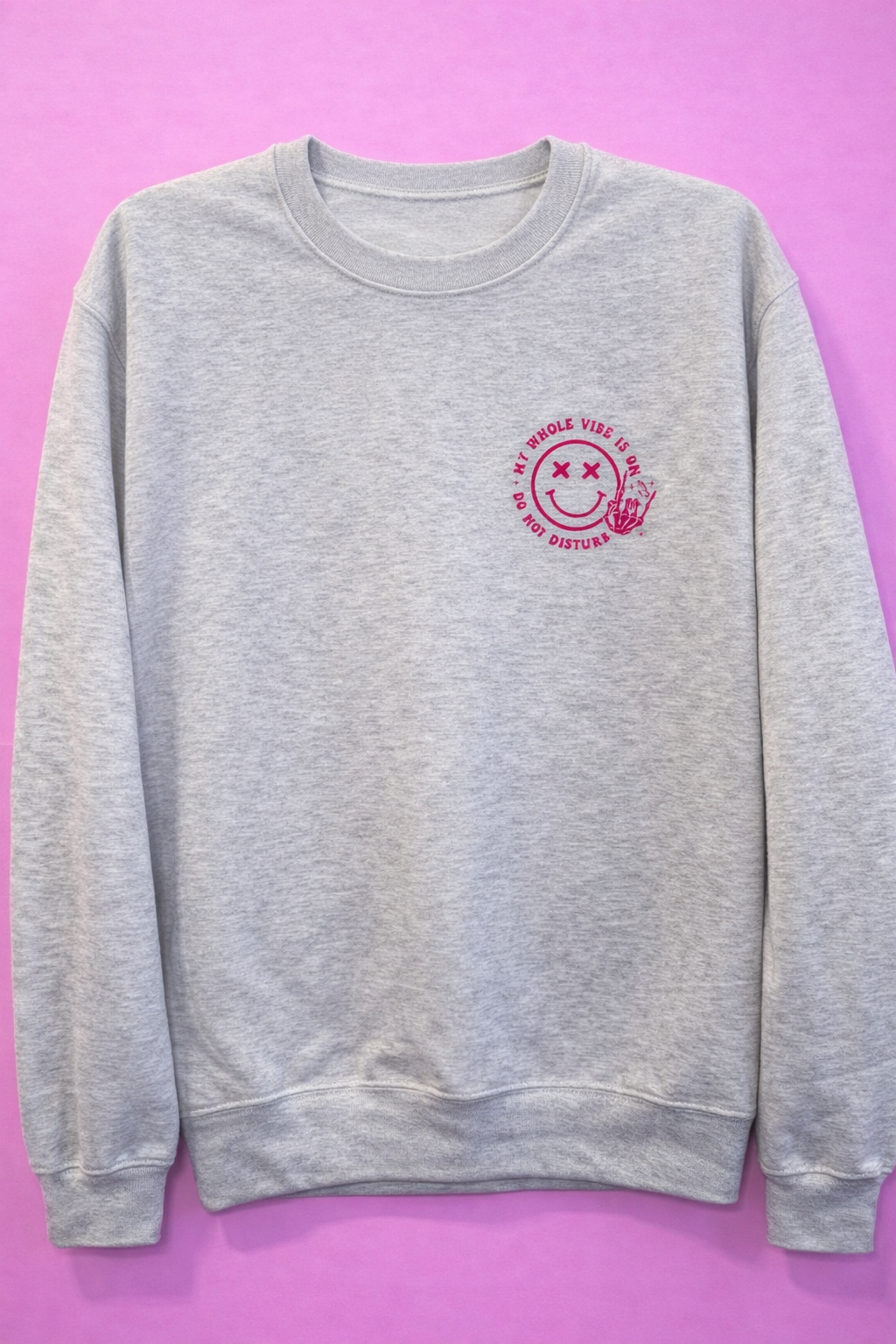 My Whole Vibe is on Do Not Disturb - Crewneck Sweatshirt (large) – My Whole Vibe is on Do Not Disturb crewneck