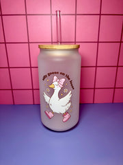 Silly Goose on the Loose - 16 Oz Glass Can