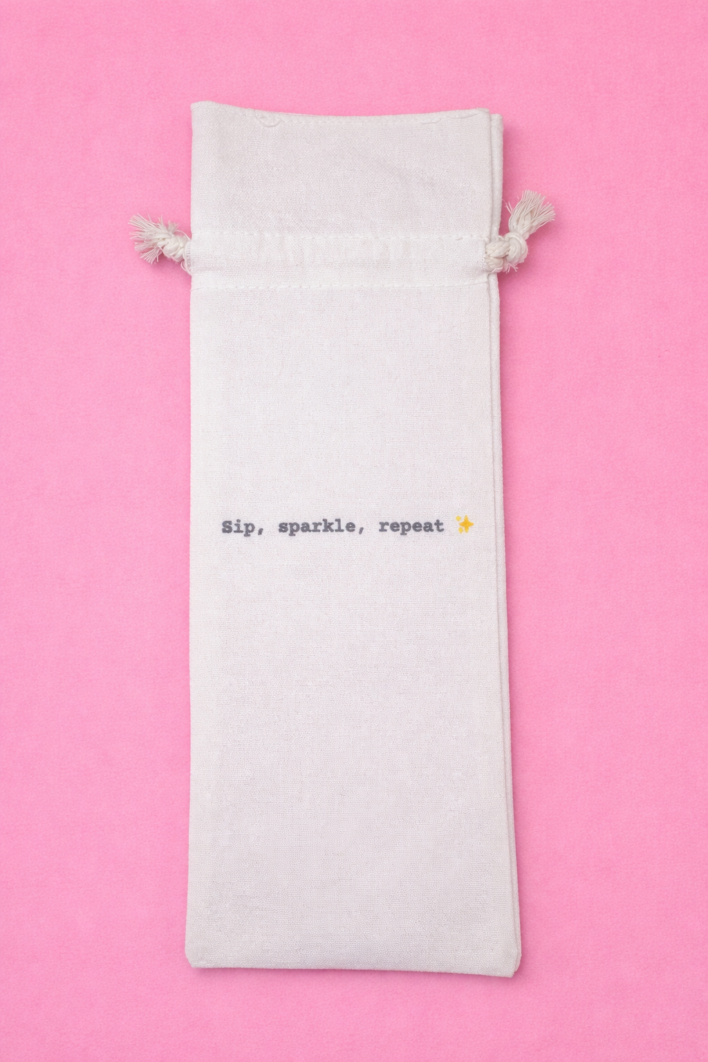 Sip, Sparkle, Repeat - Wine Bag