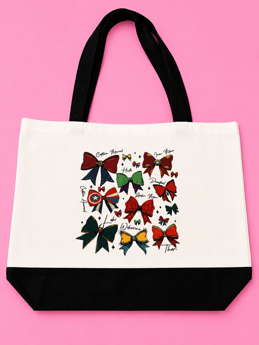 Marvel Bows - Large Tote