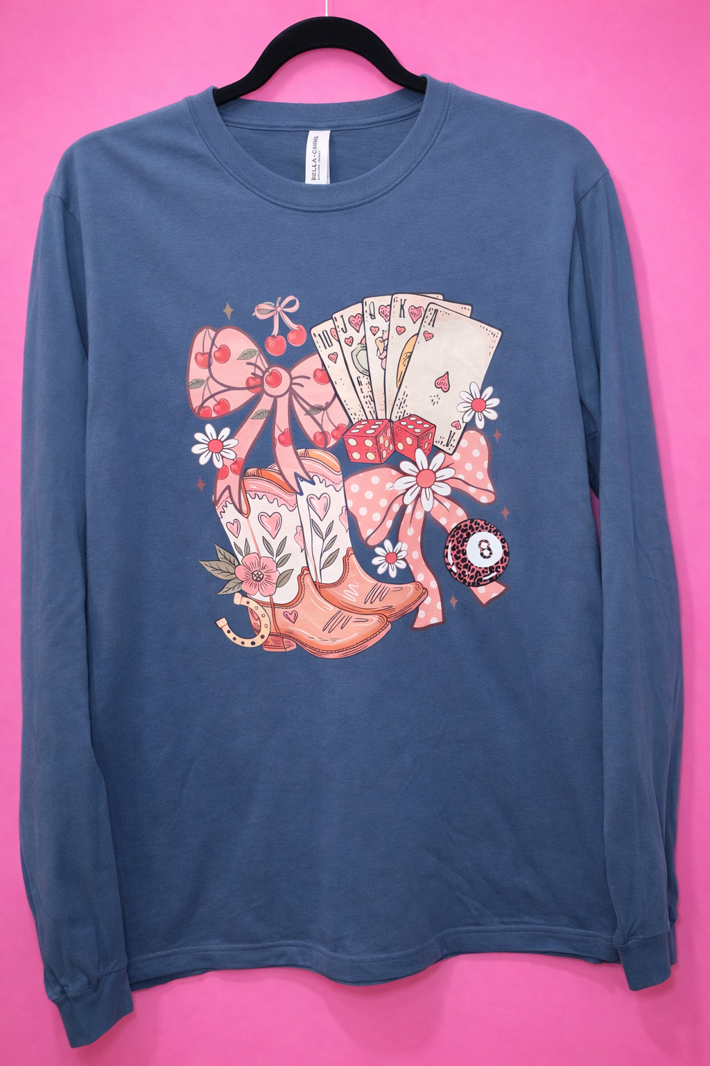 Girly Cowgirl - T-Shirt (large) – Girly Cowgirl Long Sleeve T-Shirt