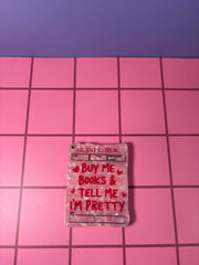 Buy me books & tell me I'm pretty - Acetate Pocket Mirror