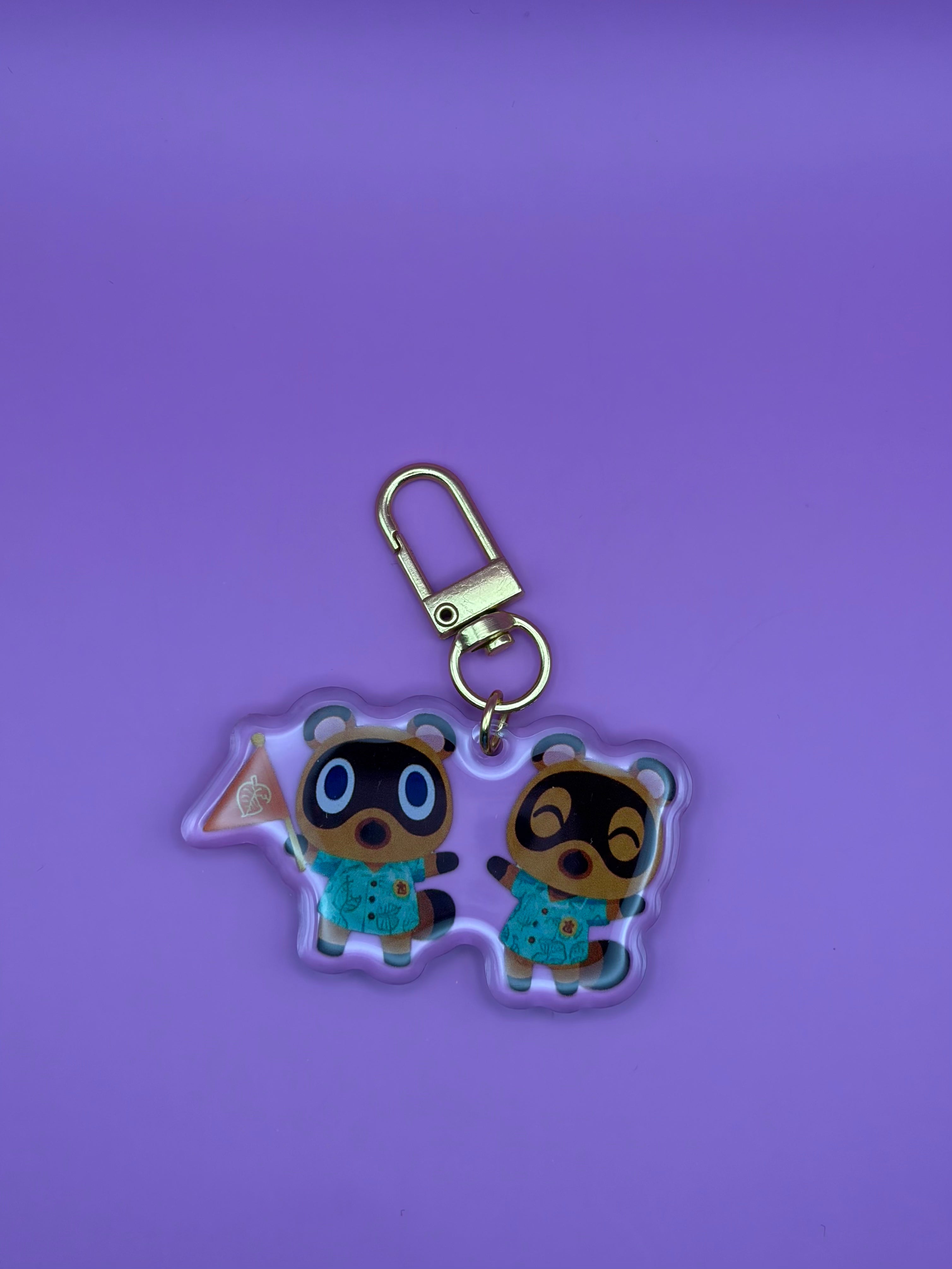 Timmy and Tommy Animal Crossing - Keychain
