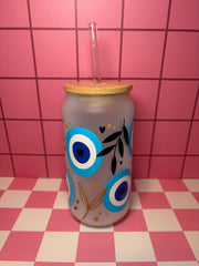 Evil Eye - 16 Oz Glass Can