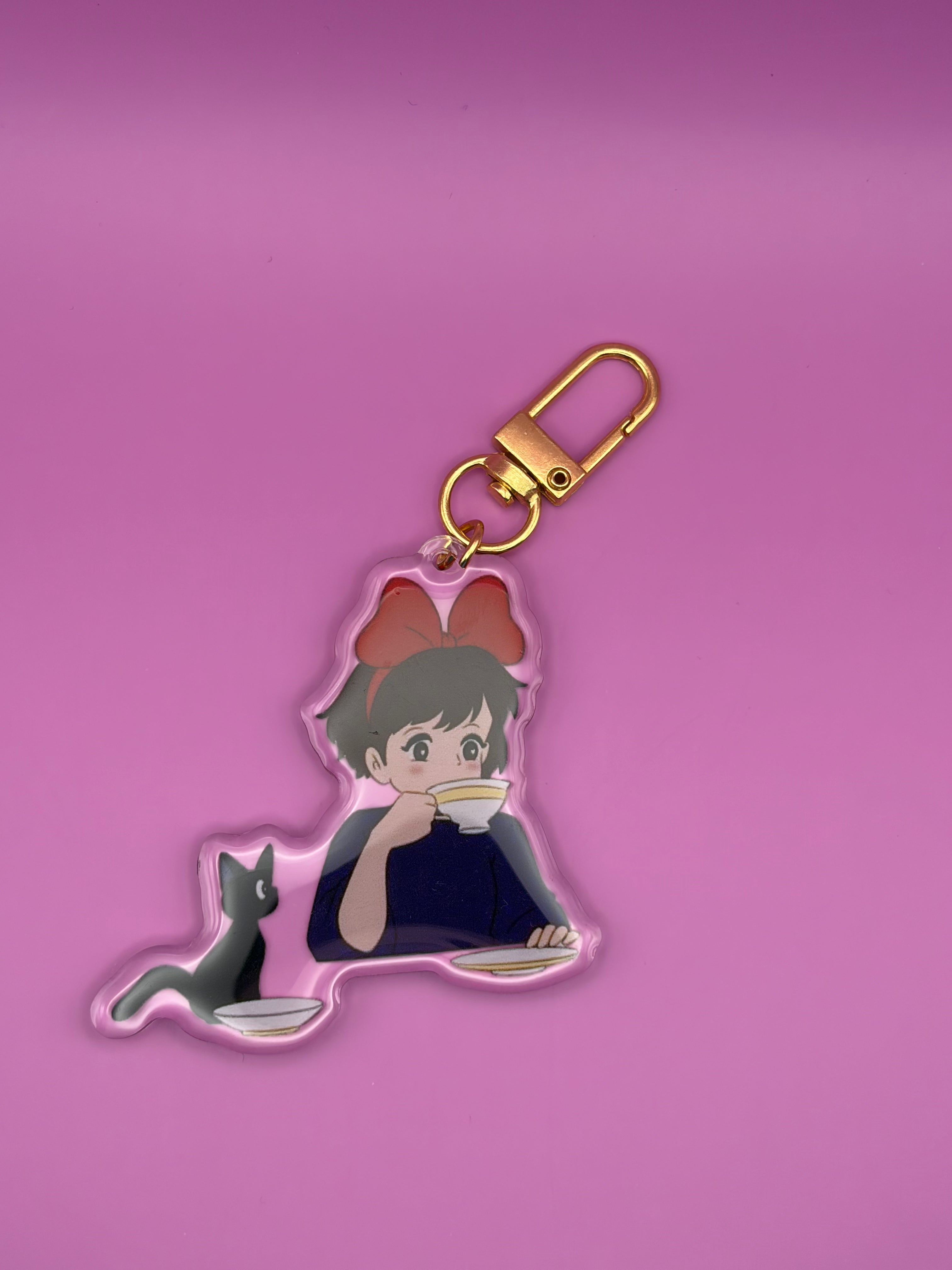 Kiki and Jiji from Kiki’s Delivery Service - Keychain