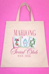 Mahjong Social Club- Medium Tote