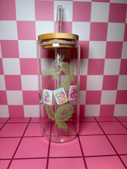 Mahjong Dragon - 20 Oz Glass Can