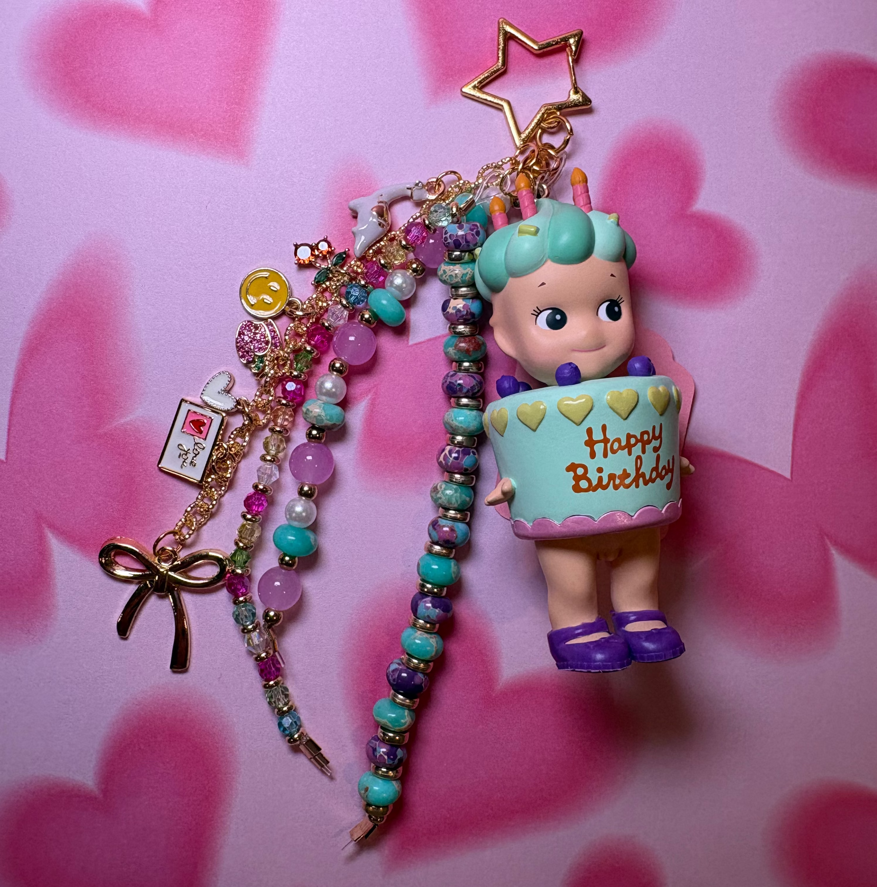 Birthday - Sonny Angel Keychain