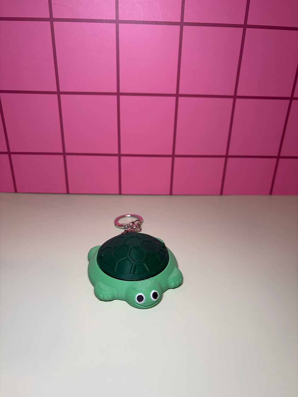 Sandbox Turtle- Fidget Clicker Keychain