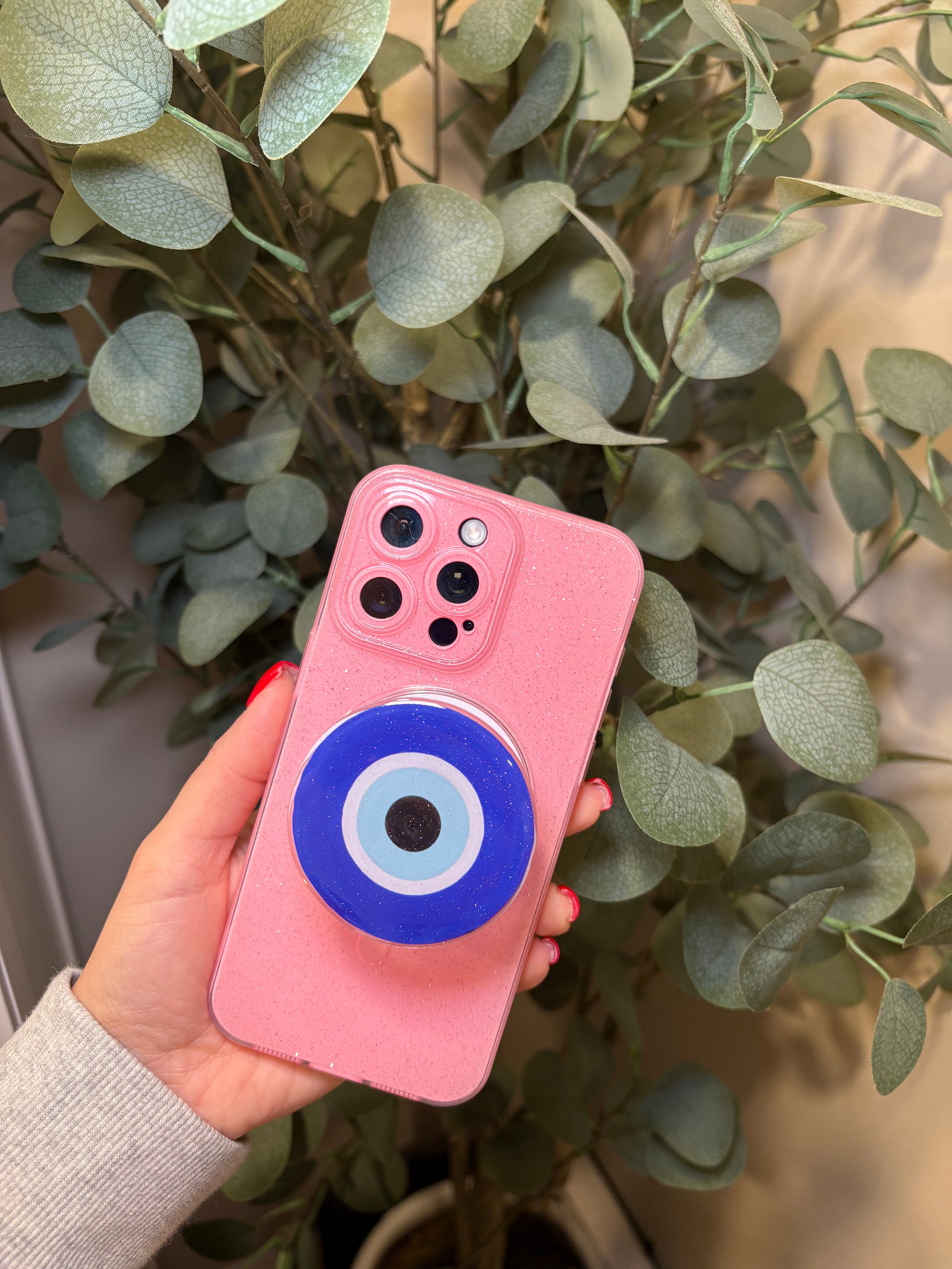 "Evil Eye" Phone & E-Reader MagSafe Grip – Phone & E-Reader MagSafe Grip - Adheres to any MagSafe Phone, E-Reader or Tablet