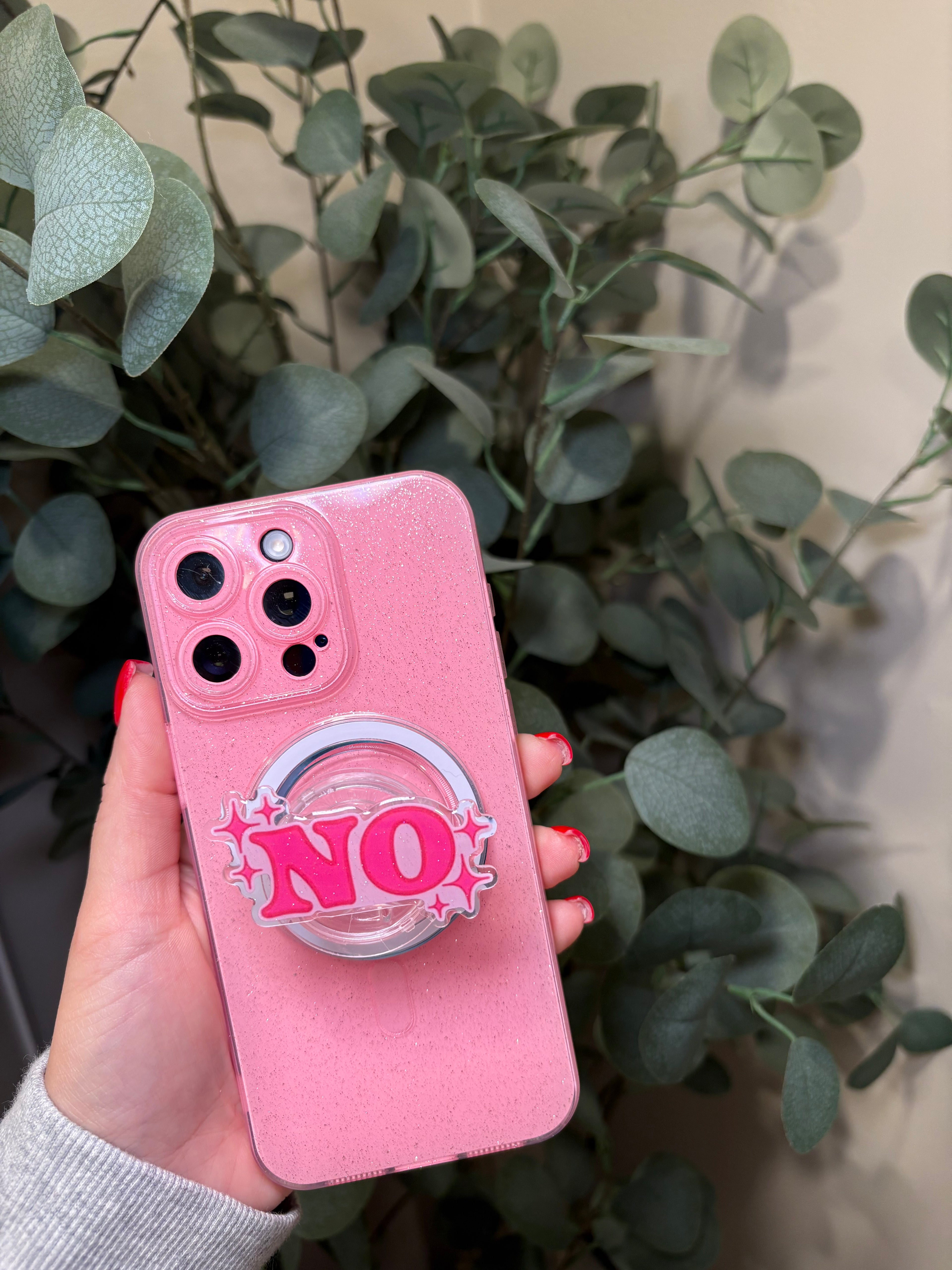 "No" Phone & E-Reader MagSafe Grip – Phone & E-Reader MagSafe Grip - Adheres to any MagSafe Phone, E-Reader or Tablet