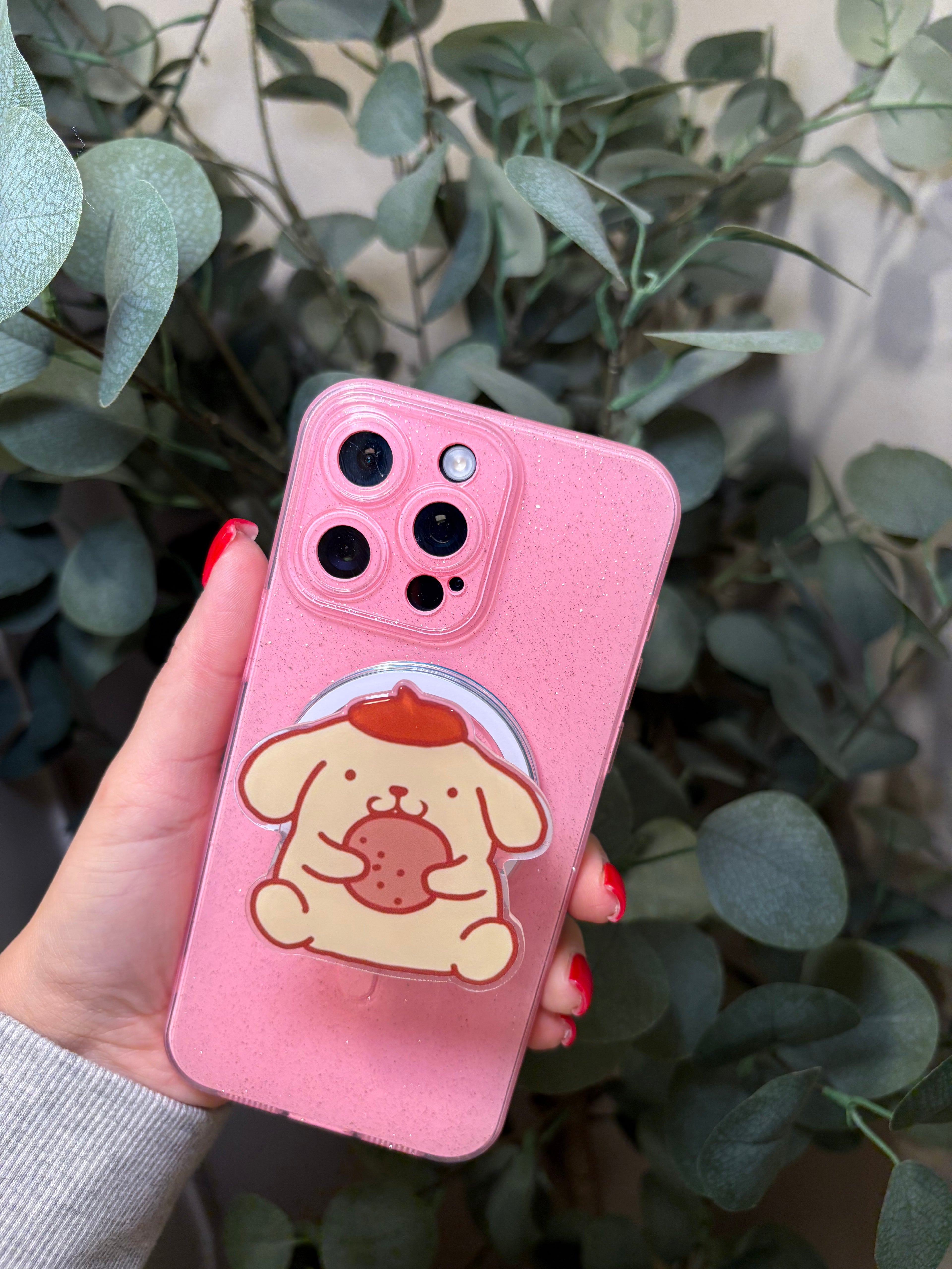 "Pompompurin" Phone & E-Reader MagSafe Grip – Phone & E-Reader MagSafe Grip - Adheres to any MagSafe Phone, E-Reader or Tablet