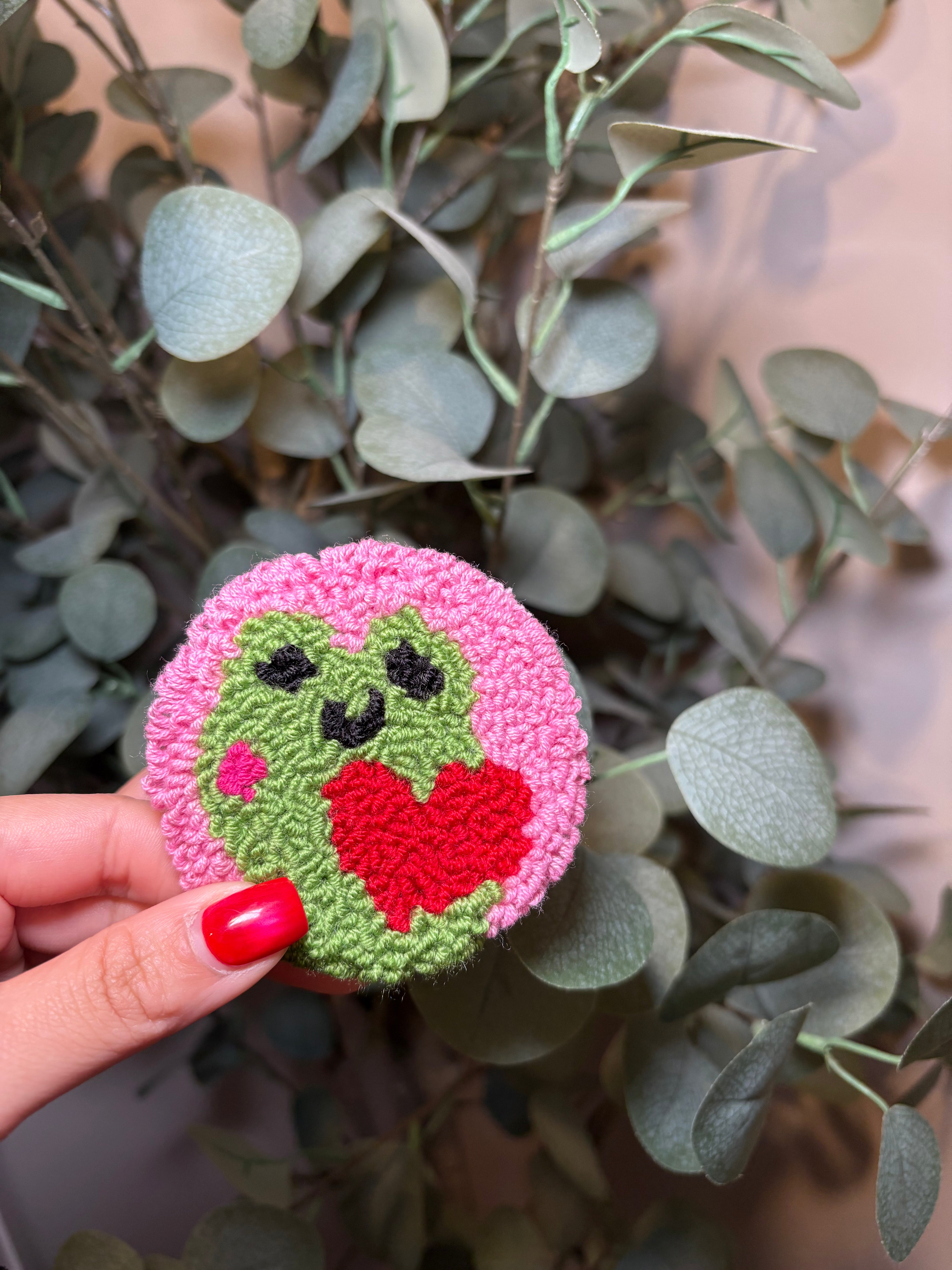 Love Frog - Car Coaster (Pack of 1) – Pack of 1 Car Coaster to place inside your car cup holders