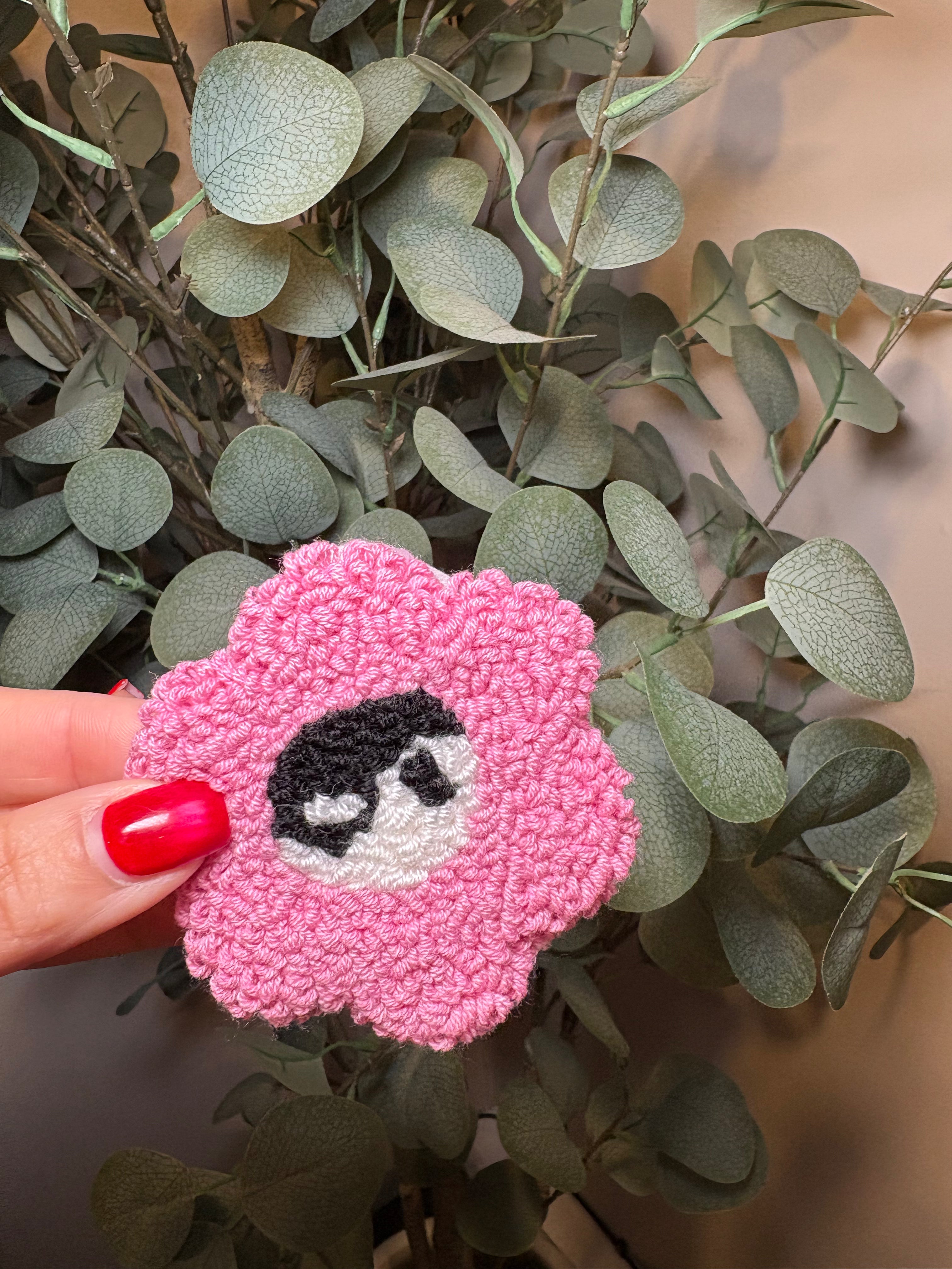 Yin & Yang Flower - Car Coaster (Pack of 1) – Pack of 1 Car Coaster to place inside your car cup holders