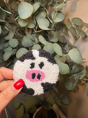 Cow - Car Coaster (Pack of 1)