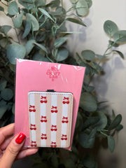 Bows & Cherries - ID Badge Holder with Lanyard