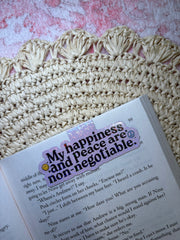 My Happiness and Peace Are Non-Negotiable - Magnetic Bookmark