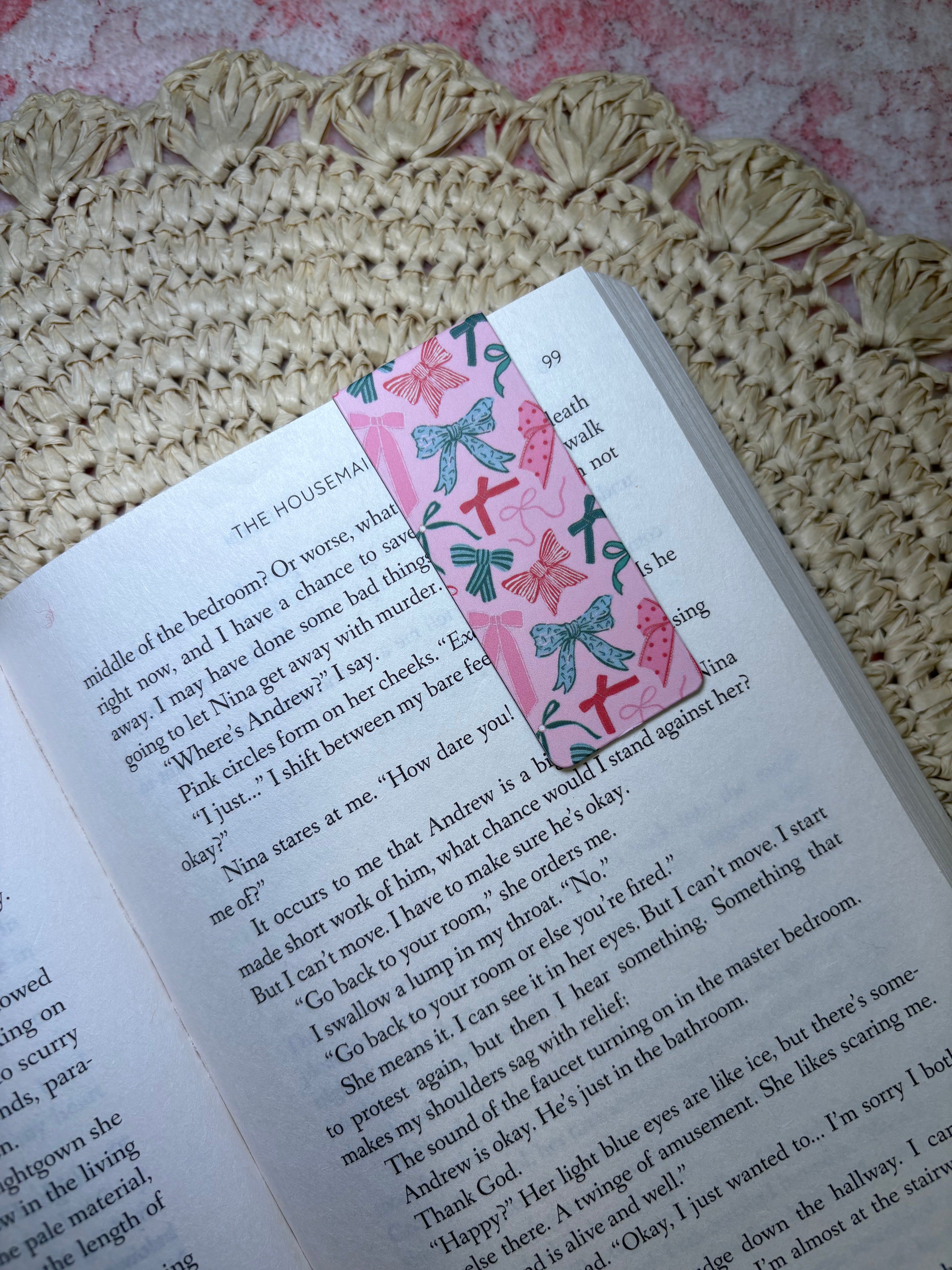 Bows - Magnetic Bookmark – Gentle magnetic bookmark