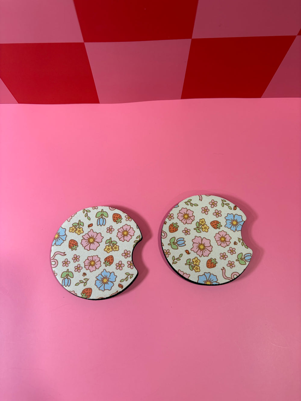 Spring Floral - Car Coaster (Pack of 2)