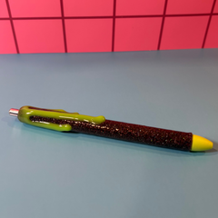 Black with Green Drip - Pen