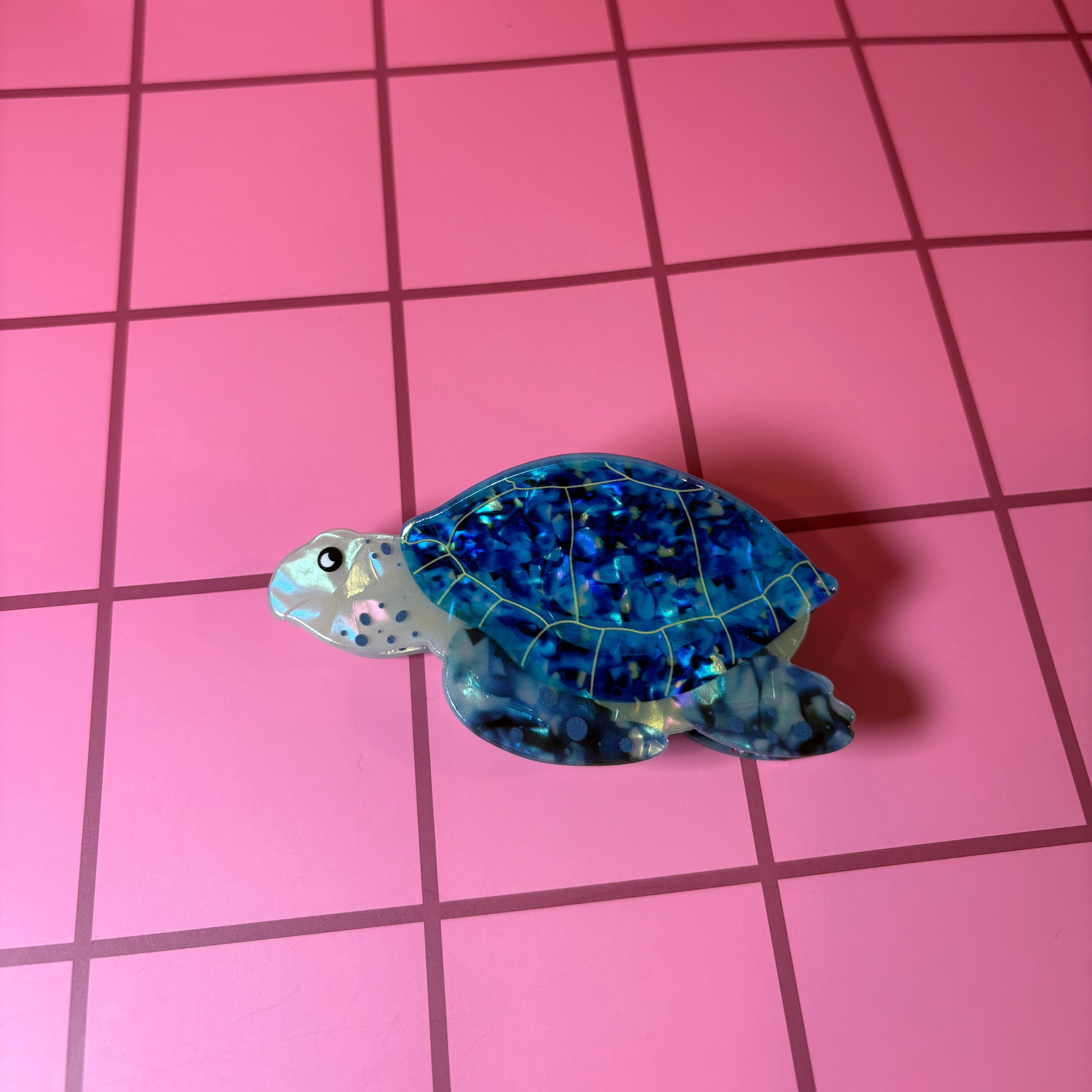 Blue Sea Turtle -Small Claw Clip