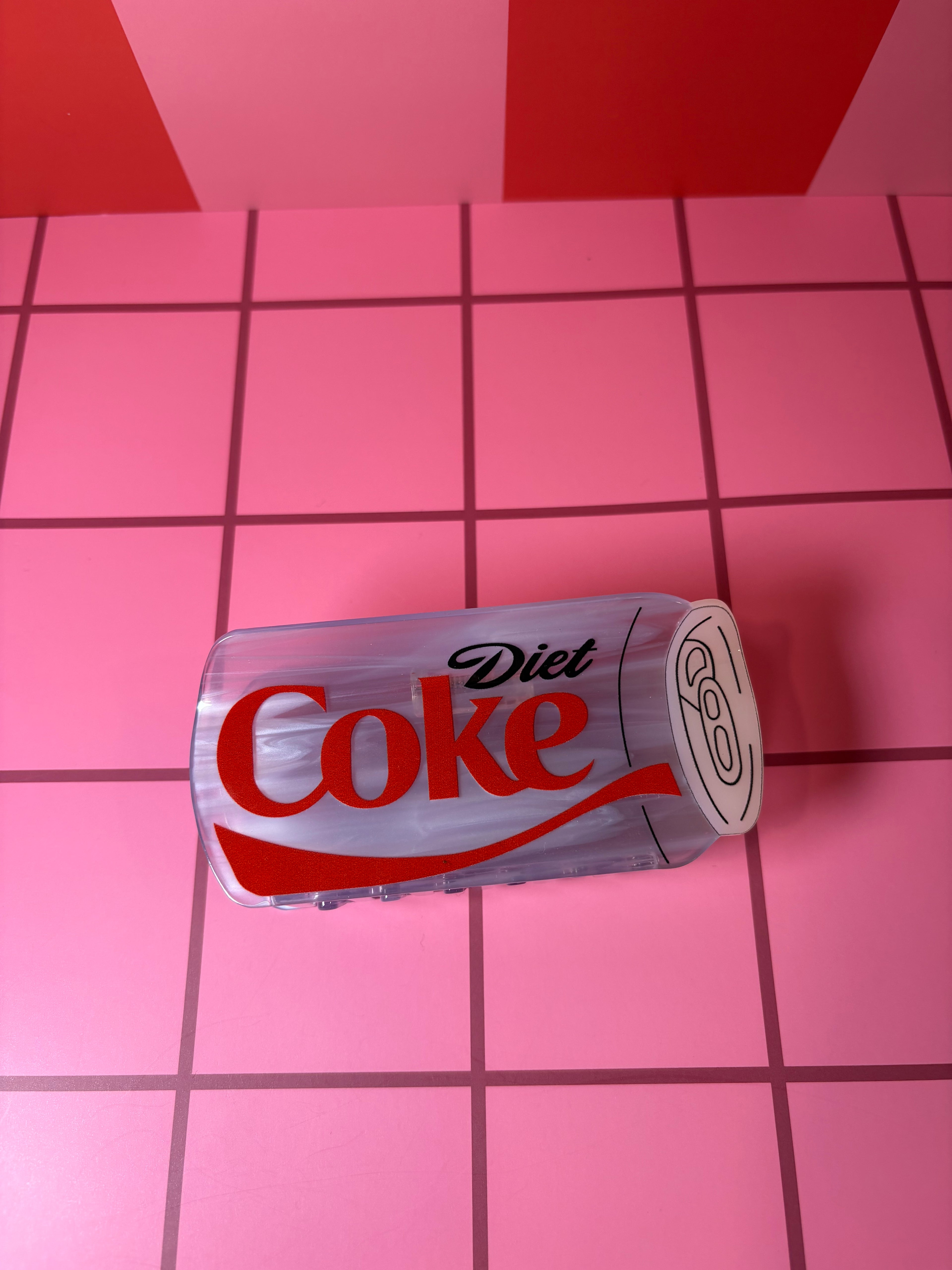 Diet Coke -Small Claw Clip