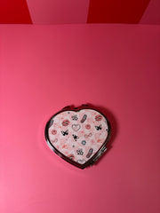 Y2K Checkered Pink - Compact Mirror