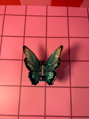 Green Butterfly  -Small Claw Clip