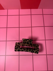 Gold Cheetah -Small Claw Clip