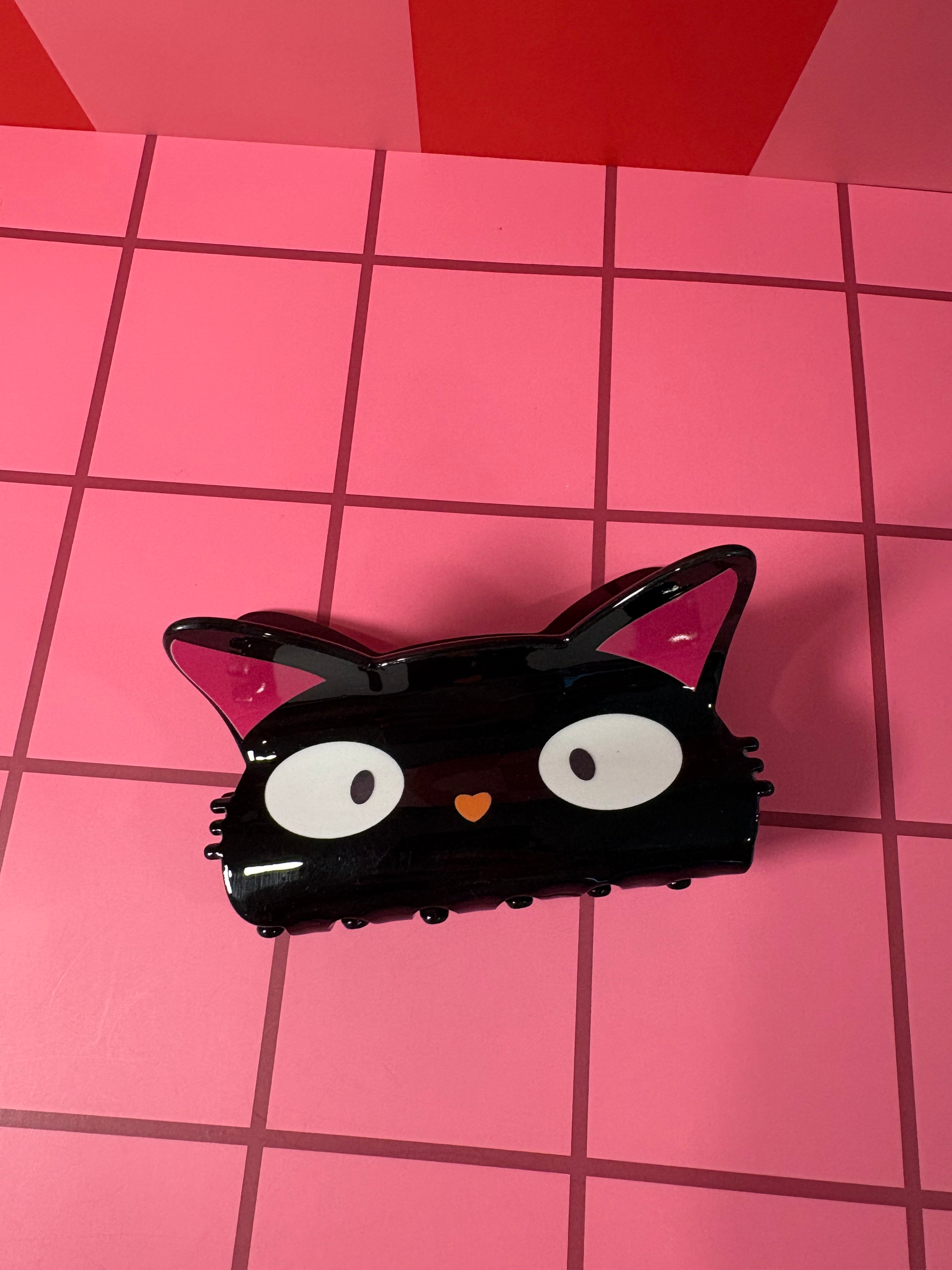 Black Cat -Small Claw Clip