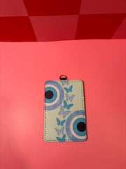 Evil Eye & Butterflies - ID Badge Holder with Lanyard