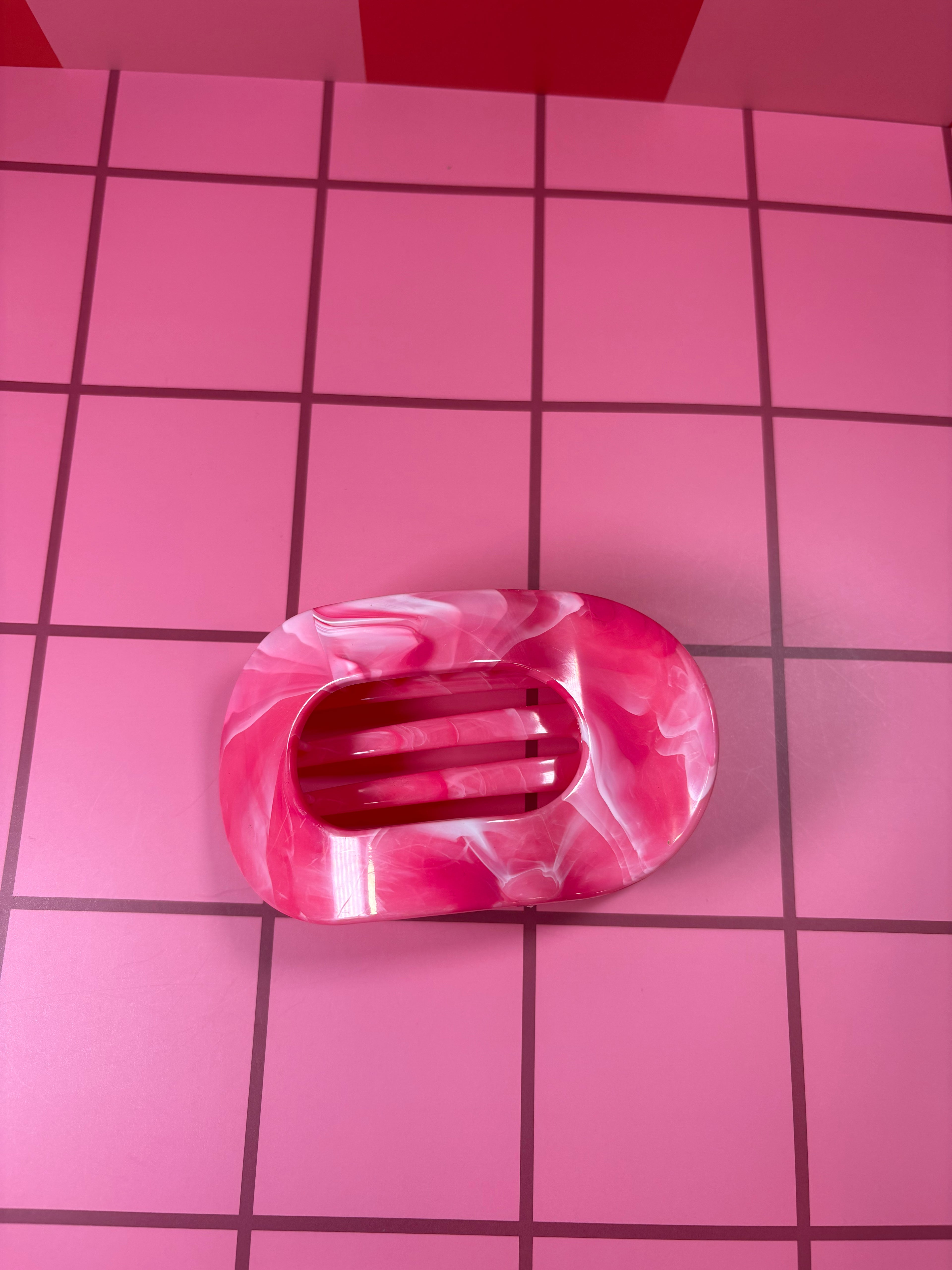 Pink Lay Flat -Large Claw Clip