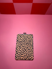 Pink Leopard- ID Badge Holder with Lanyard