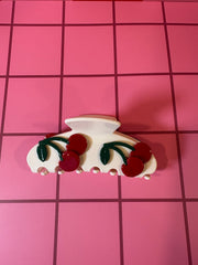 Cherries  -Large Claw Clip