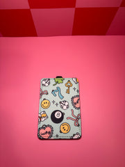 Good Luck Icons - ID Badge Holder with Lanyard