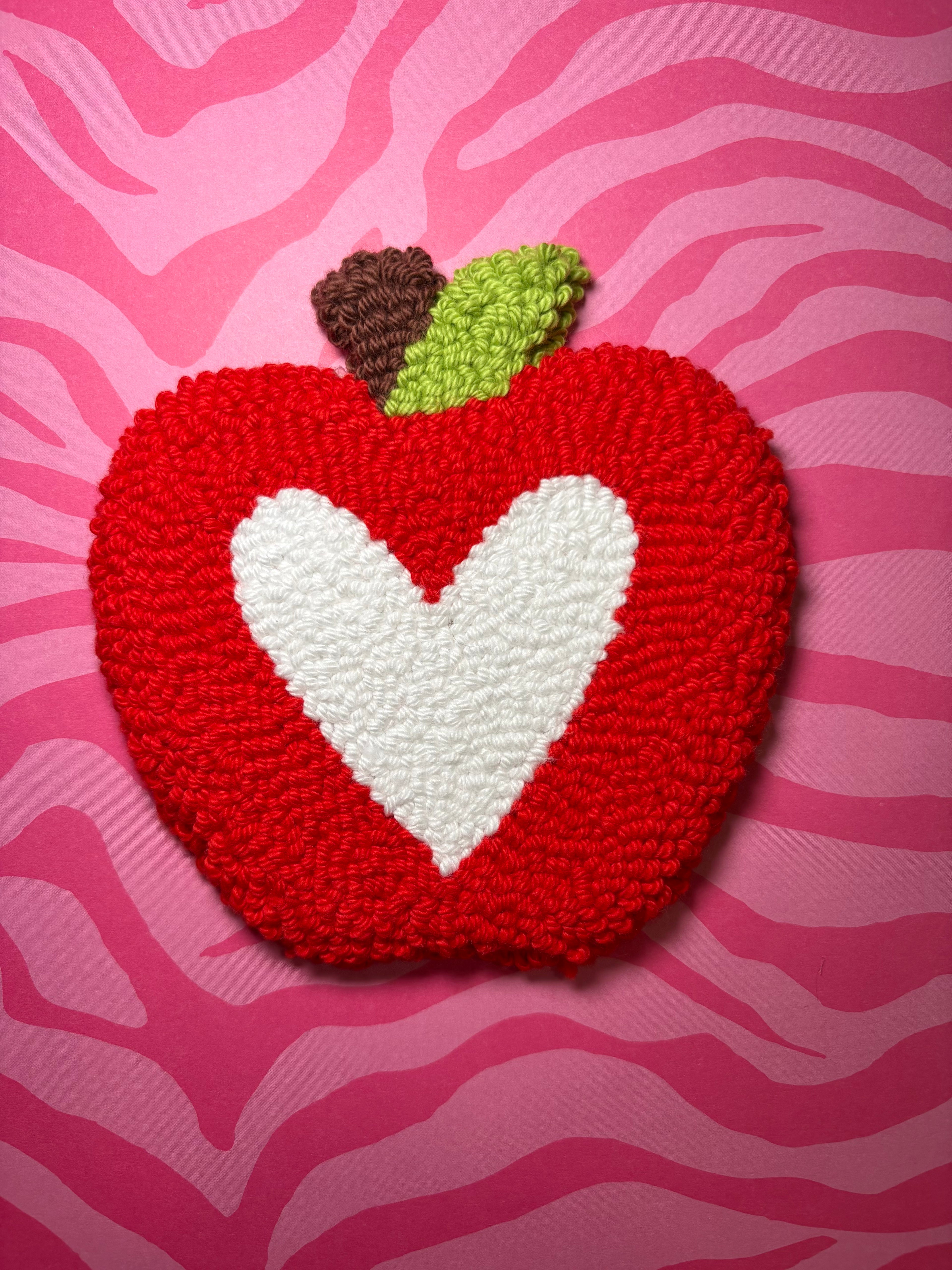 Apple Rug Drink Coaster