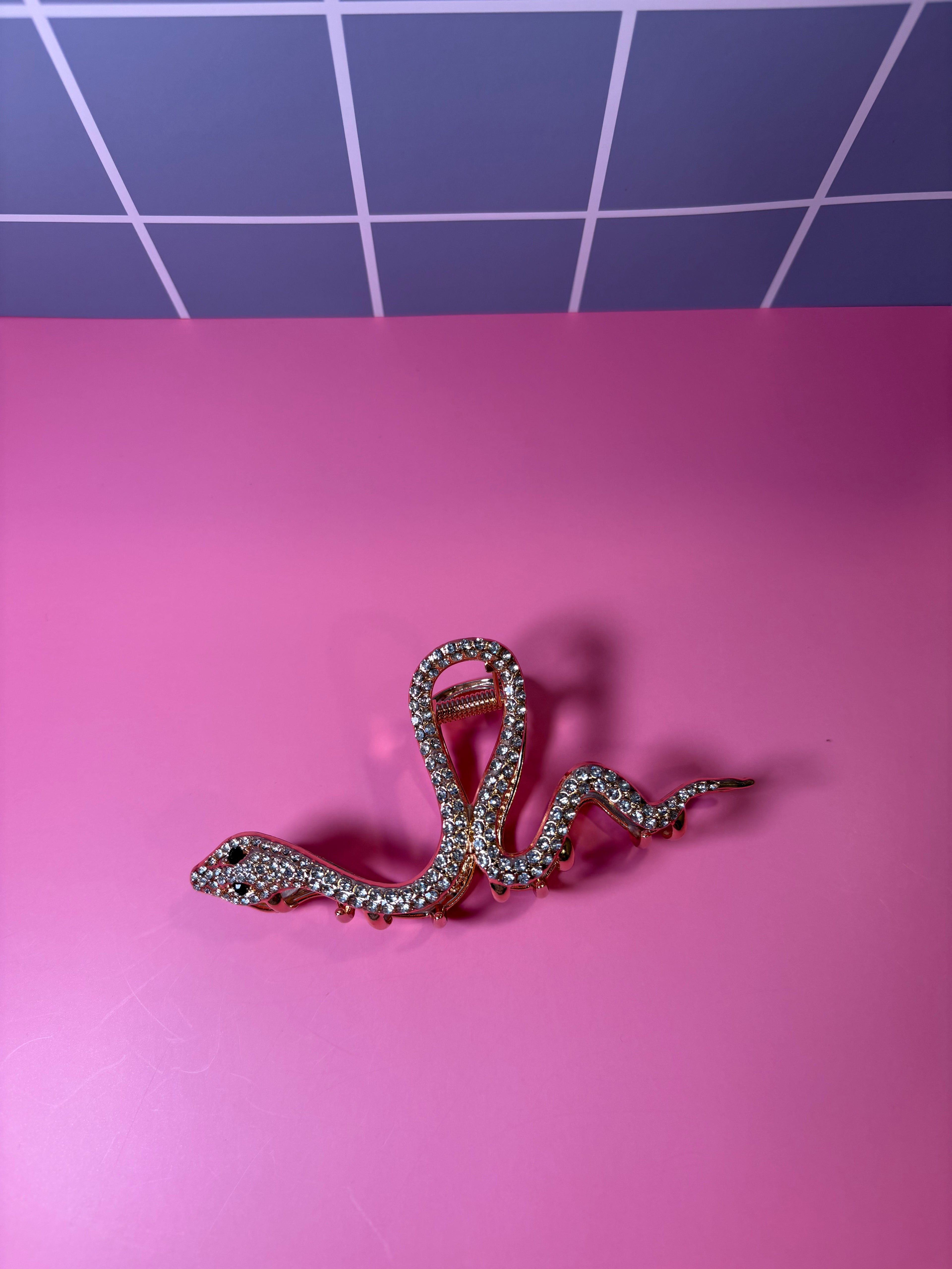 Gold Snake Large Claw Clip