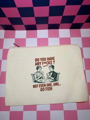 Do you have any f*cks to give?  - Medium Canvas Pouch